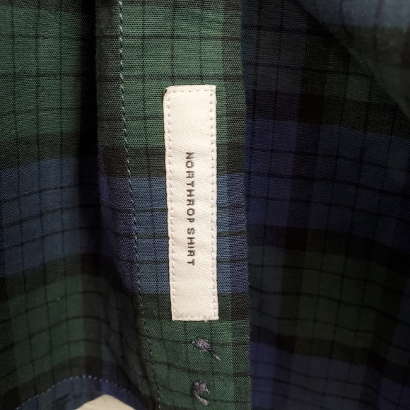 NWOT Goodfellow & Co Northrop Plaid Button Down - Picture 4 of 5